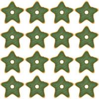 Pattern homemade cookie different taste in pastry biscuit vector