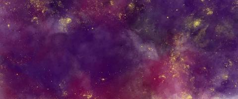 Abstract colorful background. Colorful acrylic watercolor grunge paint background. Outer space. Frost and lights background. Nebula and stars in space. photo