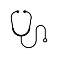 Stethoscope icon vector design templates on white background