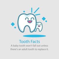 Baby Tooth Smile vector