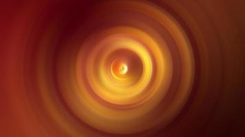 ciclo continuo centro arancia rosso radiale sfocato astratto sfondo video