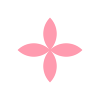 gemakkelijk roze bloem element png