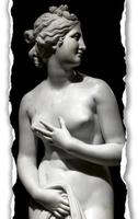 Creative picture of Venus statue - classical statue of young beautiful woman photo