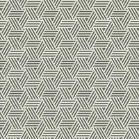 Image of hexagon metallic motif pattern in crame and gray. photo