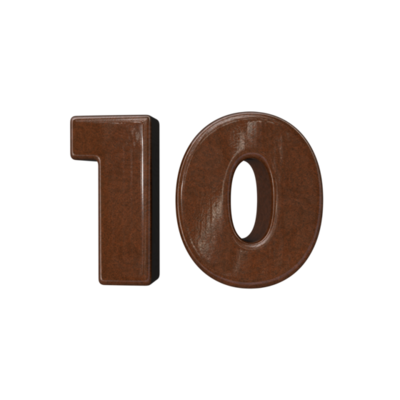 Number 10 PNGs for Free Download