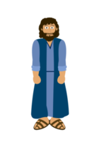 dibujos animados Biblia personaje - apóstol pedro png