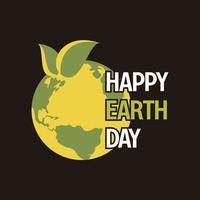 earth day banner, happy earth day. for the celebration of save the environment, social media template, web vector