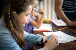 A group of students from an international school that promotes creativity photo