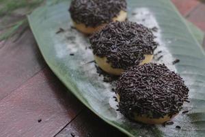 Chocolate Topped Donuts photo