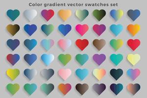 Colorful gradient background bright smooth vibrant set vector