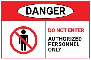 Free vector flat design do not enter sign design