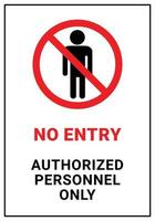 Free vector flat design do not enter sign design