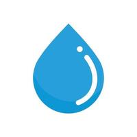 Drop water icon isolated on white background vector