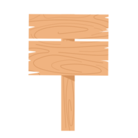 placa de sinalização de madeira png