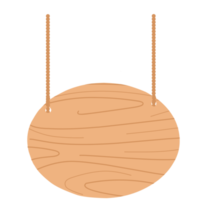 planche de bois suspendue png