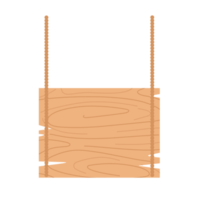 Hanging wooden board png