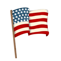 amerikanisch Flagge 4 .. von Juli Unabhängigkeit Tag png Clip Art