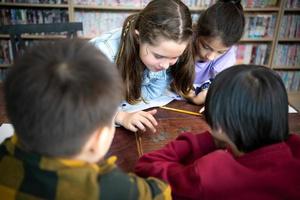 A group of students from an international school that promotes creativity photo