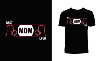 Mom Vector T Shirt Design.