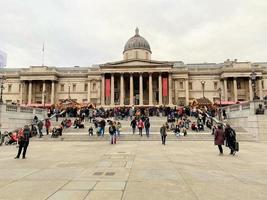 London in the UK in April 2023. A view of Trafalgar Square in London photo