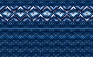 Sweater knitting pattern, Vector ethnic embroidery Boho background, Knitted diagonal oriental style