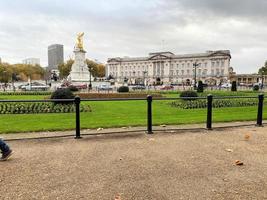 London in the UK in April 2023. A view of St James Park and Buckingham Palace photo