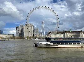 London in the UK in April 2023. A view of the London Eye photo