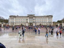 London in the UK in April 2023. A view of St James Park and Buckingham Palace photo