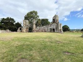 Shropshire in the UK in August 2022. A view of Moreton Corbett Castke photo