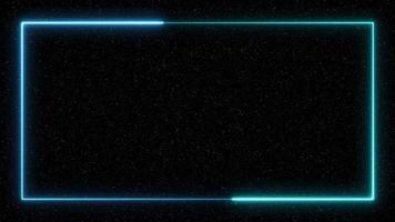 abstract technology futuristic neon line blue with shiny background video