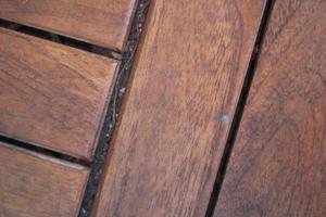 Photo of brown wood tile pattern