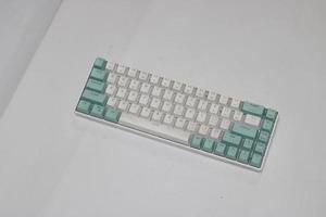 Keyboard photo with white background