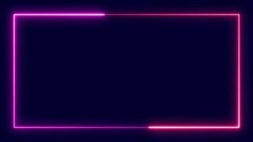 astratto tecnologia futuristico neon linea rosa sfondo video