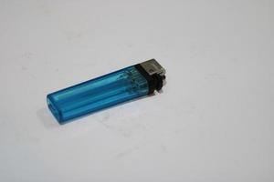 Blue gas lighter photo