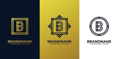 Luxurious Letter B Logo, suitable for any business with B initials. vector