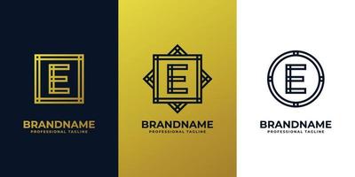 Luxurious Letter E Logo, suitable for any business with E initials. vector