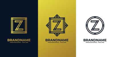 Luxurious Letter Z Logo, suitable for any business with Z initials. vector