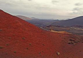 orignal volcanic landscapes from the Spanish island of Lanzarote photo