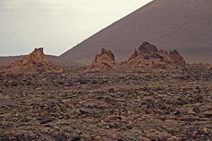 orignal volcanic landscapes from the Spanish island of Lanzarote photo