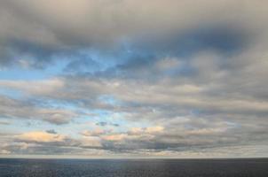 cielo con nubes foto