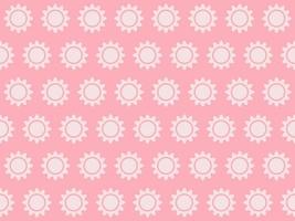 A cute Pink and white pastel seamless pattern of the sun with a background in Beach Concept Summer Theme, illustration photo