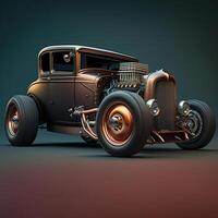 Retro Style, A Classi, Hot Rod in Action, photo