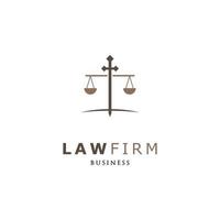 Law Firm Icon Logo Design Template vector