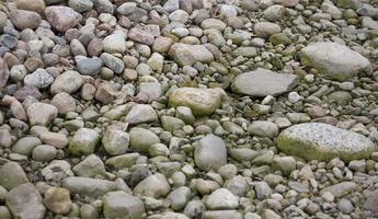 playa guijarros rocas foto