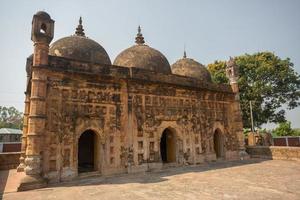 Bangladesh March 2, 2019 Nayabad Mosque Side views, is located in Nayabad village in Kaharole Upazila of Dinajpur District, Bangladesh. photo