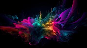 The abstract colorful line texture background. photo