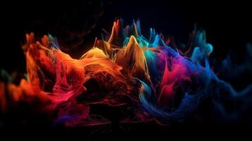 The abstract colorful line texture background. photo
