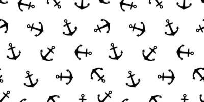 Anchor Seamless Pattern vector Nautical maritime sea ocean boat isolated wallpaper background