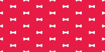 Bow tie gift vector seamless pattern isolated wallpaper background red