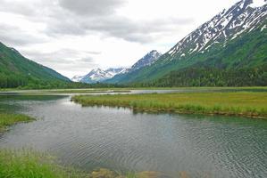 Wetland Lake in the Mountains photo